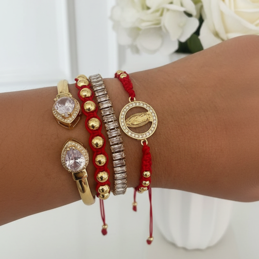 SET DE PULSERAS DE FE