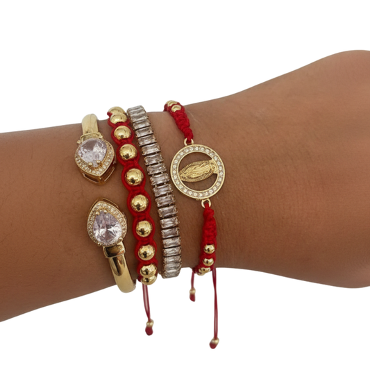 SET DE PULSERAS DE FE